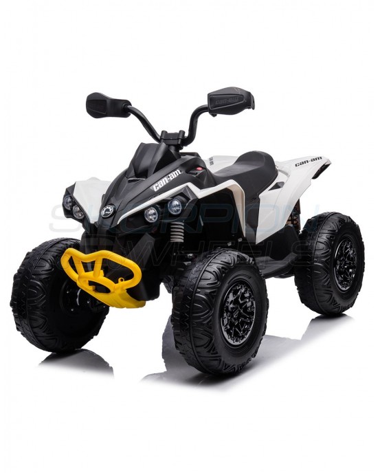 Παιδική Γουρούνα Can-Am Renegade Skorpion Wheels 12V Λευκό - 5245003