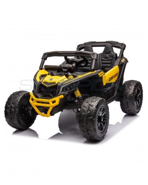 Παιδικό Αυτοκίνητο Skorpion Wheels Can-Am Maverick X RC 12V Κίτρινο - 5247040Y