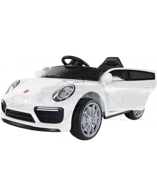 Παιδικό Αυτοκίνητο Skorpion Wheels Porsche 911 Style 6V Λευκό - 5240911