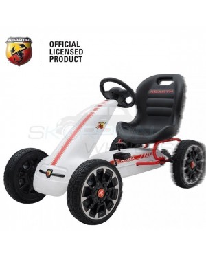 Πεταλοκίνητο Kart Skorpion Abarth Original Άσπρο - 5243030
