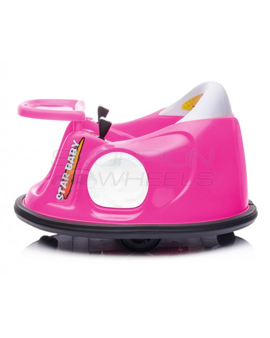 Παιδικό Όχημα Skorpion Wheels Throne-X Bumper Car 6V Ροζ - 5244011