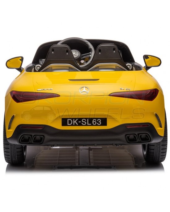 Παιδικό Αυτοκίνητο Skorpion Mercedes Benz SL 63 AMG Original 12V Κίτρινο - 52460611Y