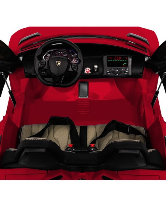 Παιδικό Αυτοκίνητο Skorpion Lamborghini Aventador SVJ Original 24V Κόκκινο - 52460691