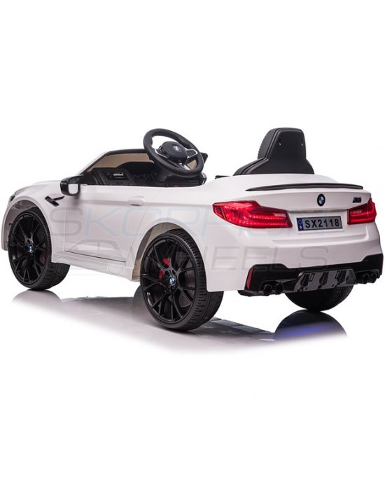 Παιδικό Αυτοκίνητο Skorpion Bmw M5 Original 12V Λευκό - 5246095A