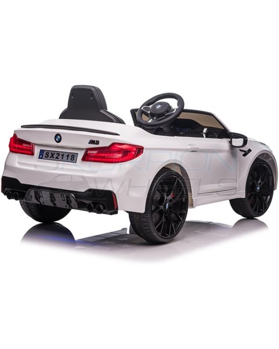 Παιδικό Αυτοκίνητο Skorpion Bmw M5 Original 12V Λευκό - 5246095A
