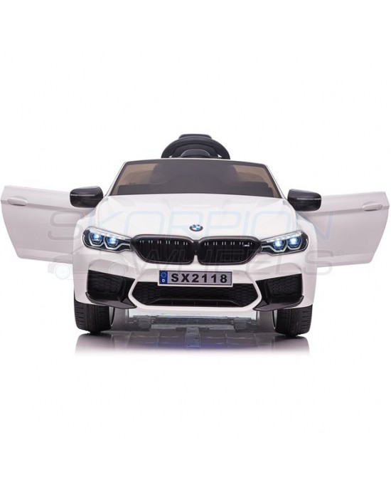 Παιδικό Αυτοκίνητο Skorpion Bmw M5 Original 12V Λευκό - 5246095A