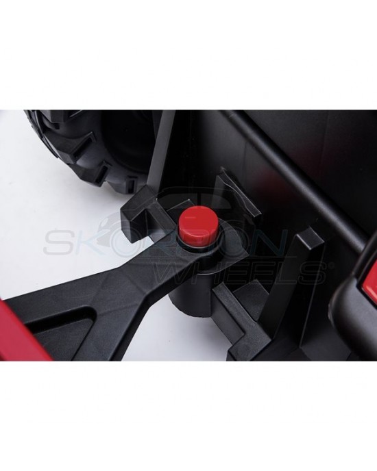 Παιδικό Αυτοκίνητο Skorpion Τρακτέρ Με Καρότσα Μπορντό - 5248025K