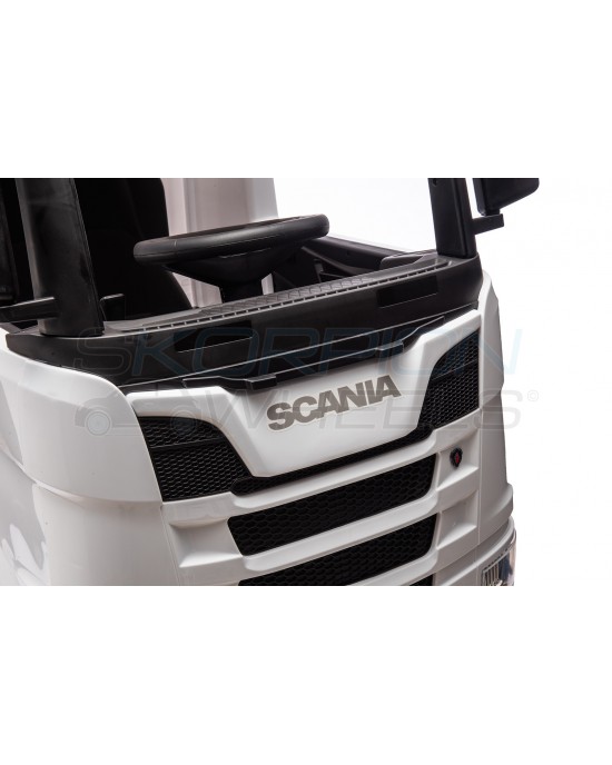 Παιδική Νταλίκα Skorpion Scania Original 12V Λευκή - 5249098