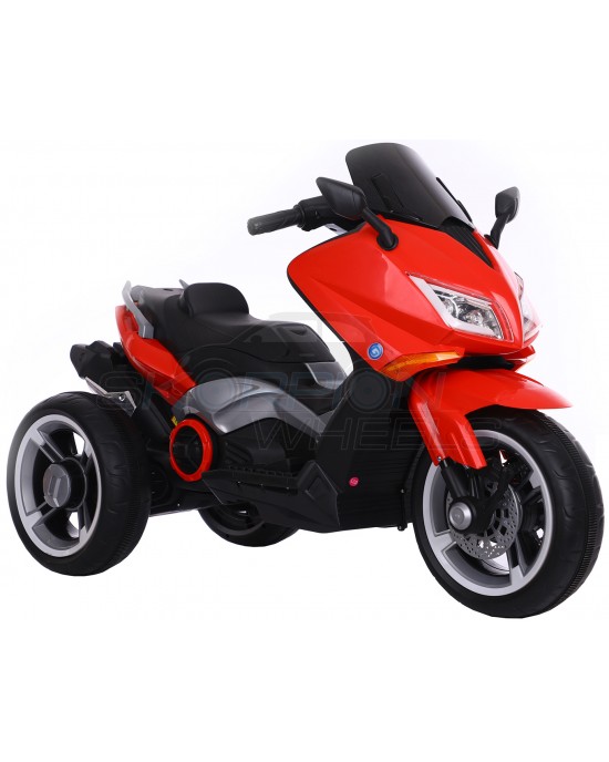 Παιδική Μηχανή Skorpion 12V Yamaha T-MAX Style Κόκκινη Με 3 Ρόδες - 5245090