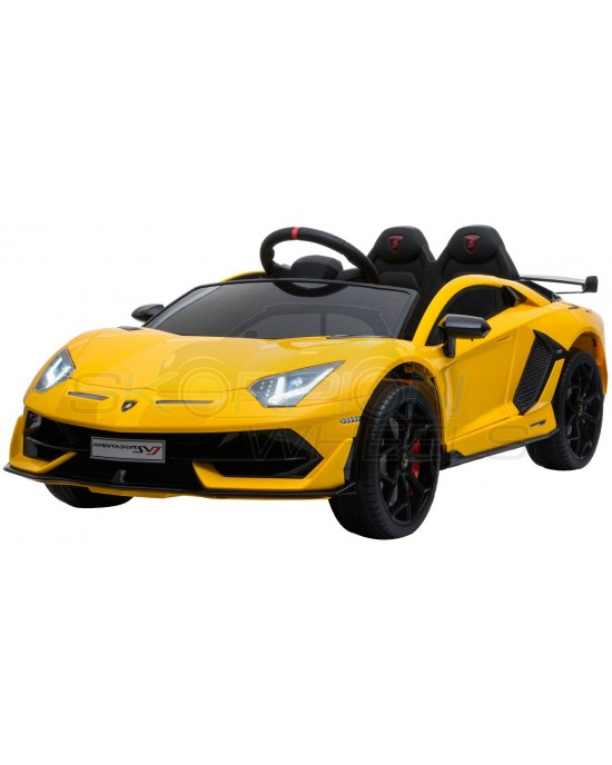 Παιδικό Αυτοκίνητο Skorpion Lamborghini Aventador SVJ Original 12V Κίτρινο - 52460671