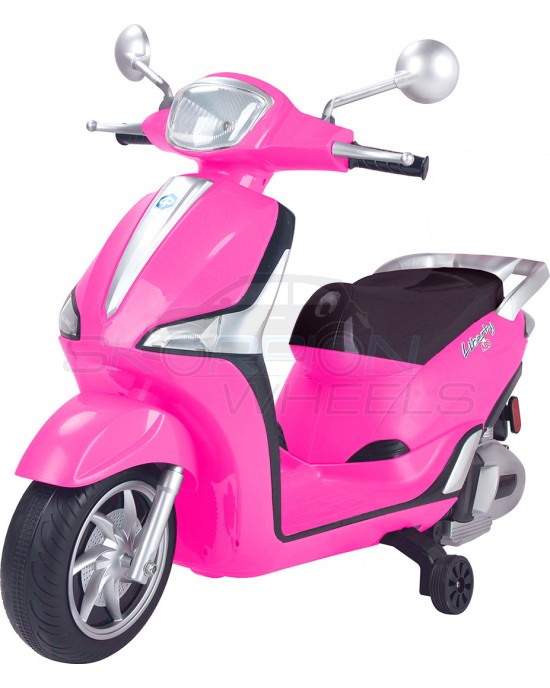 Παιδική Μηχανή Skorpion 12V Piaggio Liberty Original Ροζ - 5245096