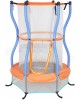 Παιδικό Τραμπολίνο Κλεψύδρα Με Προστατευτικό Δίχτυ 106cm - Skorpion Wheels | Πορτοκαλί - 528008B